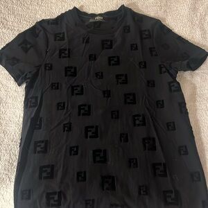 New Men’s Fendi Black T shirt